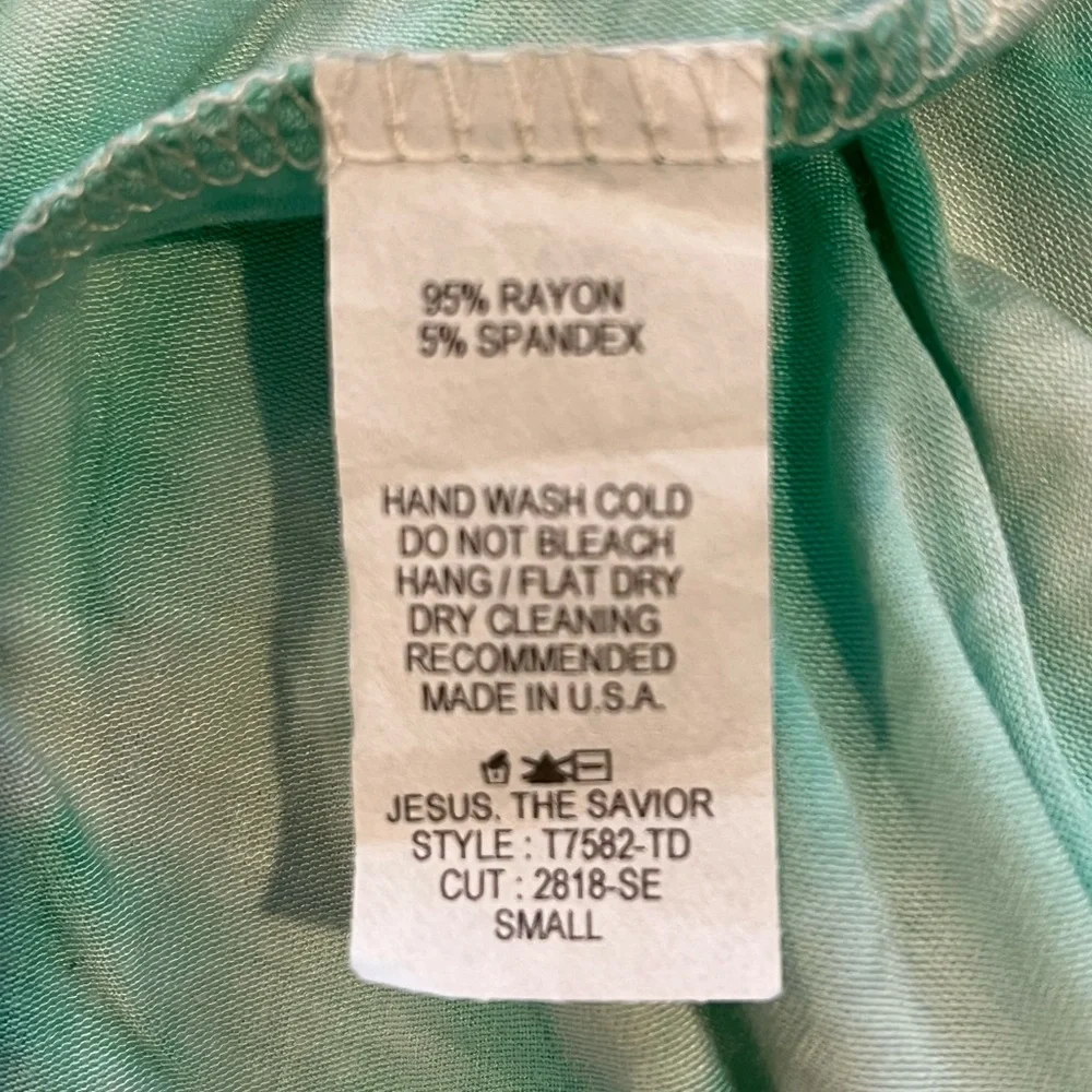 REBORN J Green Tie-Dye Maxi Dress NWOT - Picture 6 of 6
